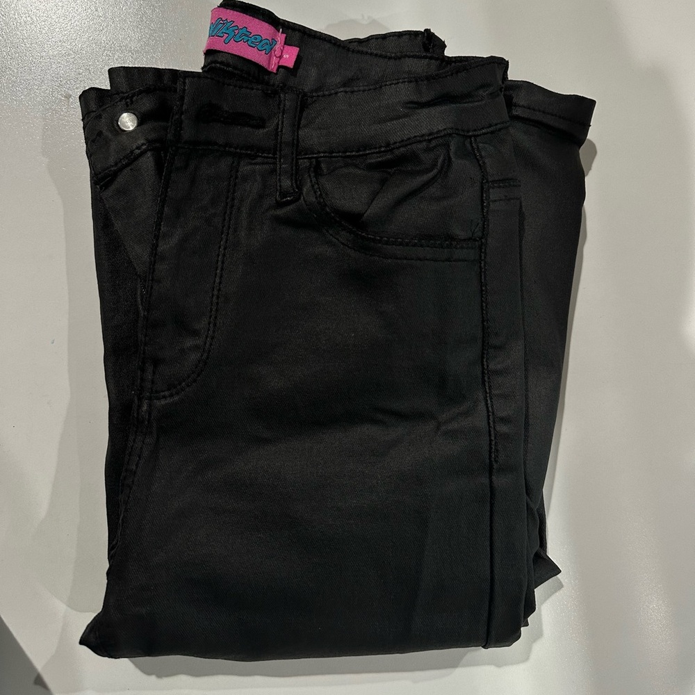 Edikted leather jeans